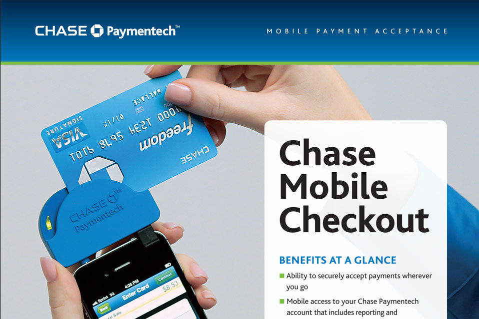 Chase Mobile Checkout product sheet