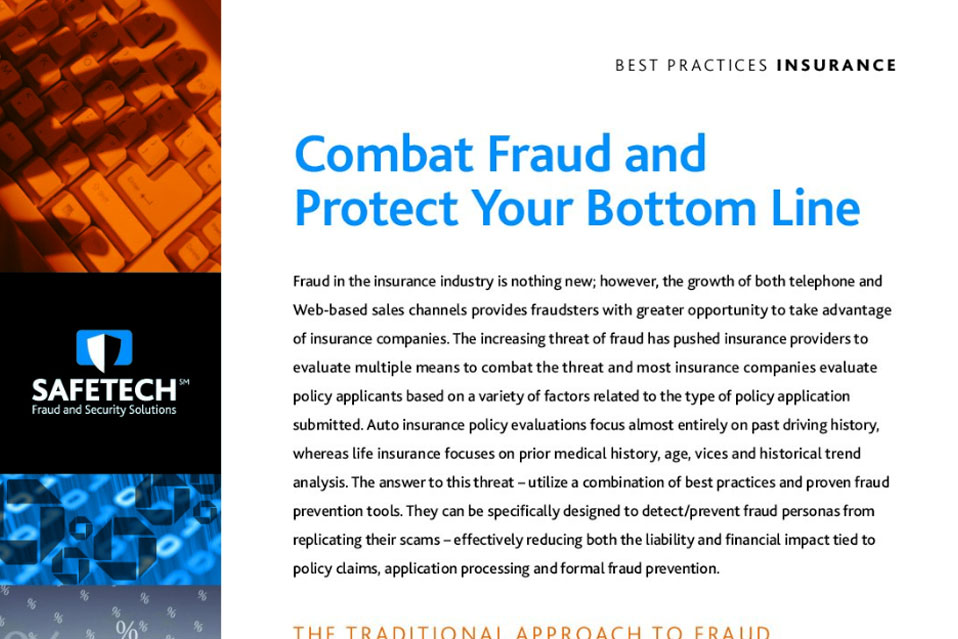 Safetech Combat Fraud and Protect Your Bottom Line